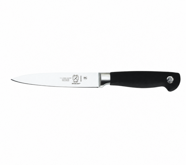 Mercer Culinary Genesis Acacia Magnetic Board and Knife Set 6pc