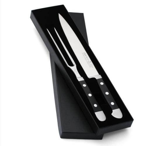 Guede Alpha 2-piece Black Carving Set