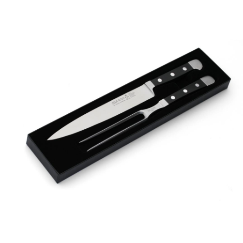 Guede Alpha 2-piece Black Carving Set