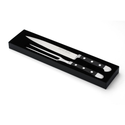 Guede Alpha 2-piece Black Carving Set