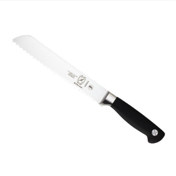 Mercer Culinary Genesis Acacia Magnetic Board and Knife Set 6pc