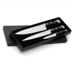 Guede Alpha Black Knife Set – 3 piece
