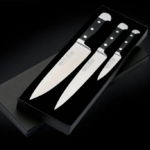 Guede Alpha Black Knife Set – 3 piece
