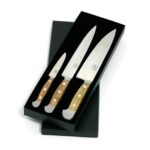 Guede Alpha Olive Knife Set, 3-Piece
