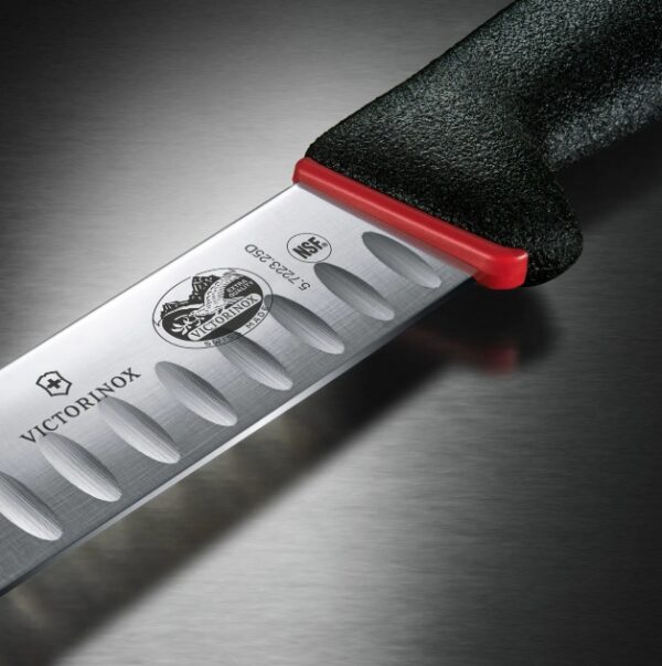 Victorinox Fibrox Dual Grip Fluted Edge Curved Butcher Knife – 25cm