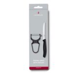 Victorinox Swiss Classic Paring + Peeler Set, 2pc – Black