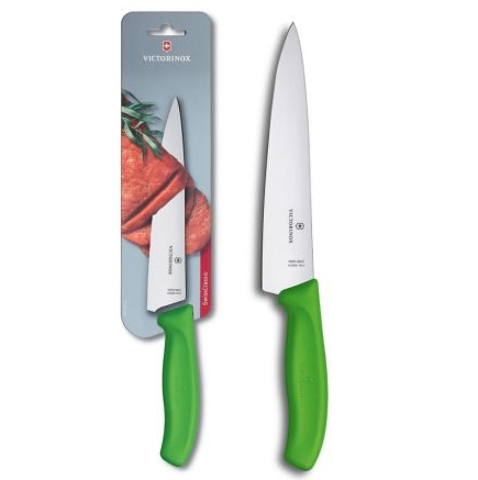 Victorinox Swiss Classic Carving Knife 19cm Blister – Green