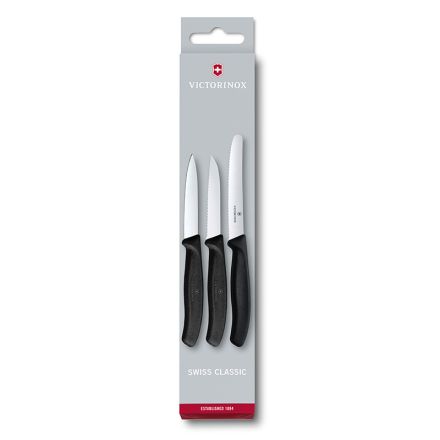 Victorinox Swiss Classic 3 Piece Paring Set – Black